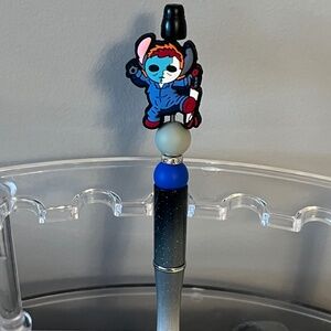 Stitch Michael Myers beaded pen